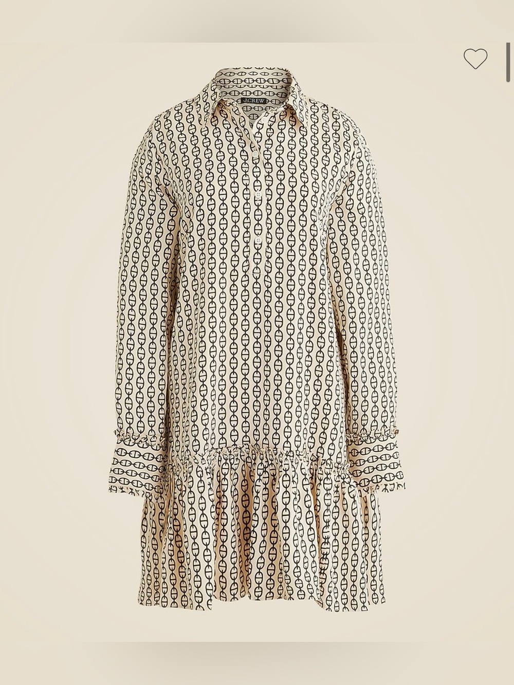 J. Crew Amelia Popover Shirtdress